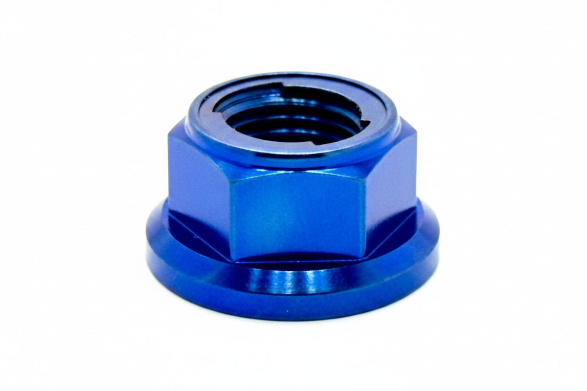 M16 Titanium Grade 5 6AL-4V DIN 6923 Locking Flange Nut (Aerospace Grade)