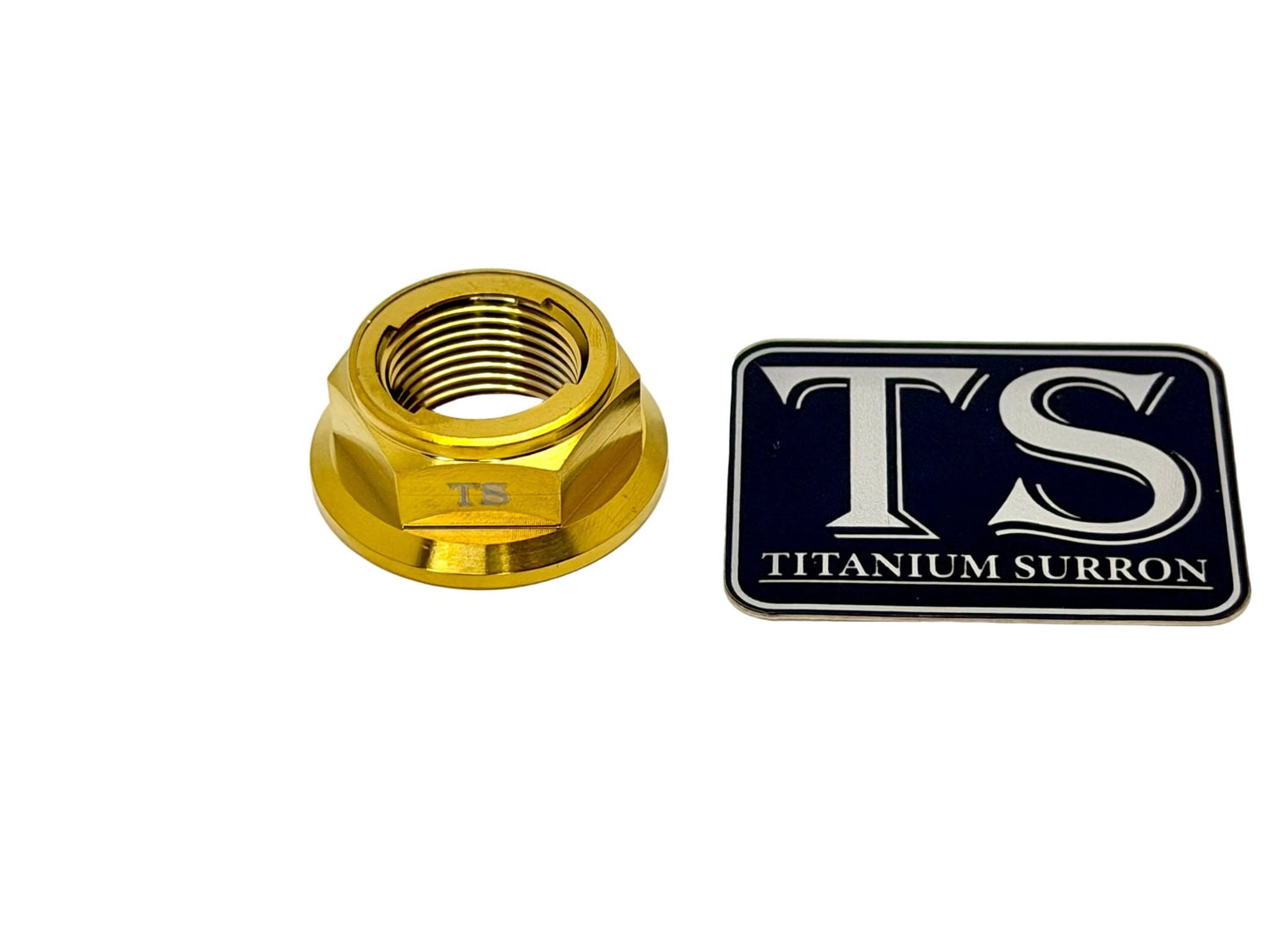 M20 Titanium Grade 5 6AL-4V DIN 6923 Locking Flange (36mm) Nut (Aerospace Grade)