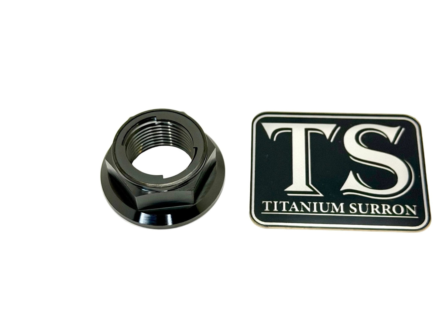 M20 Titanium Grade 5 6AL-4V DIN 6923 Locking Flange (36mm) Nut (Aerospace Grade)
