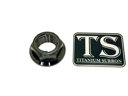 M20 Titanium Grade 5 6AL-4V DIN 6923 Locking Flange (36mm) Nut (Aerospace Grade)