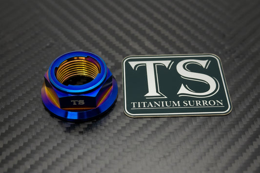 M20 Titanium Grade 5 6AL-4V DIN 6923 Locking Flange (36mm) Nut (Aerospace Grade)