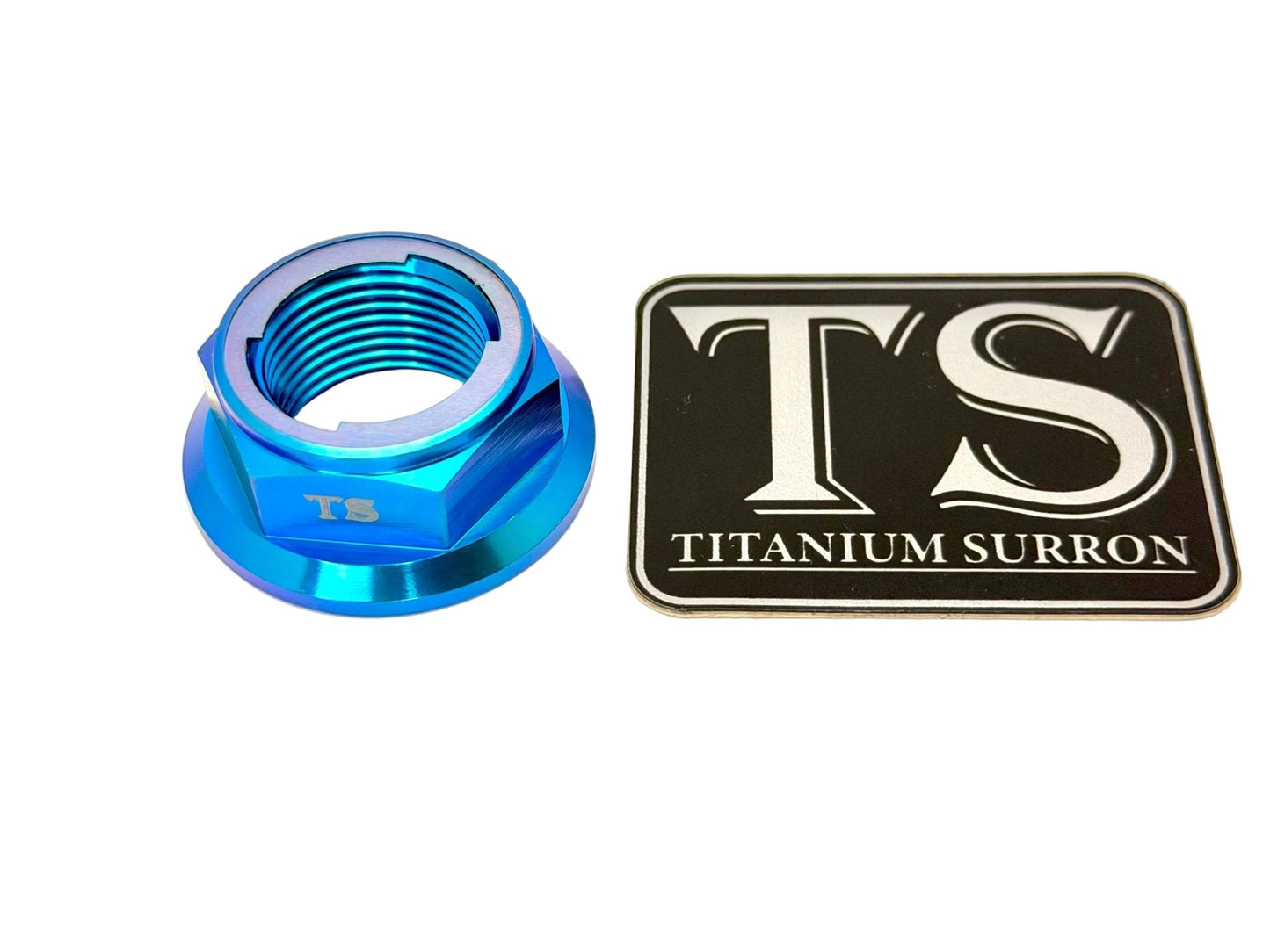 M20 Titanium Grade 5 6AL-4V DIN 6923 Locking Flange (36mm) Nut (Aerospace Grade)