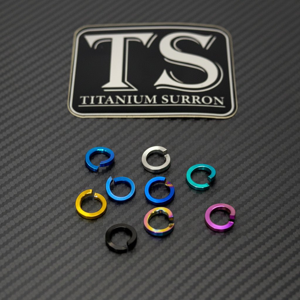 M5 Titanium Grade 5 6AL-4V DIN 127 Lock Washer (Aerospace Grade)