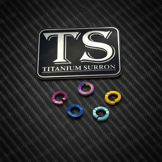 M5 Titanium Grade 5 6AL-4V DIN 127 Lock Washer (Aerospace Grade)