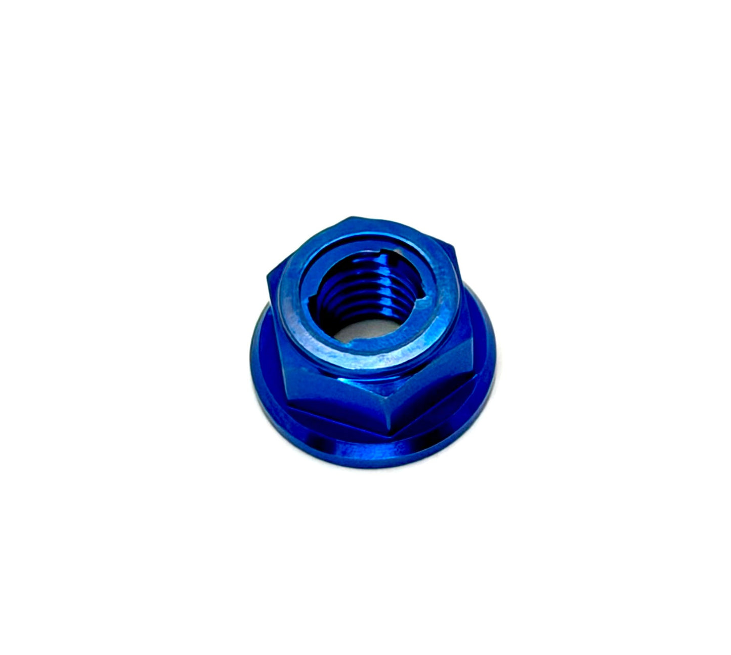 M6 Titanium Grade 5 6AL-4V DIN 6923 Locking Flange Nut (Aerospace Grade)