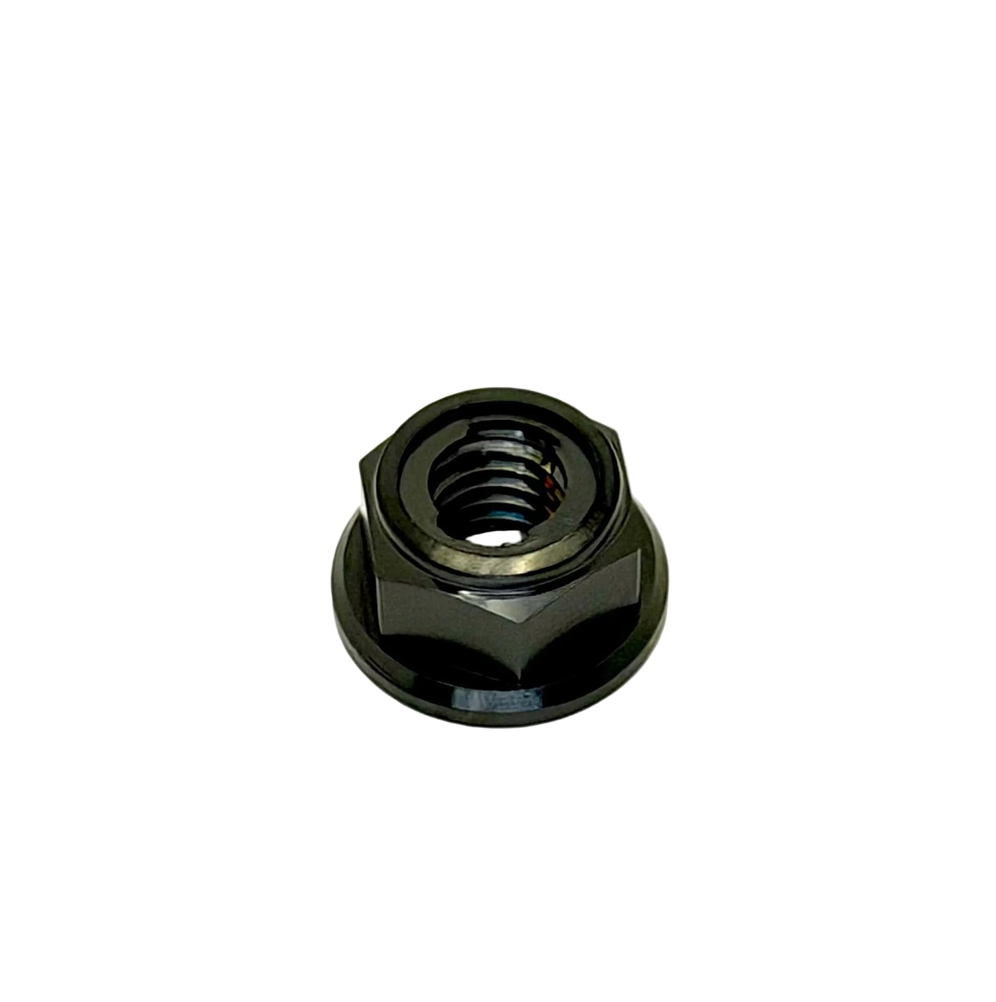 M6 Titanium Grade 5 6AL-4V DIN 6923 Locking Flange Nut (Aerospace Grade)