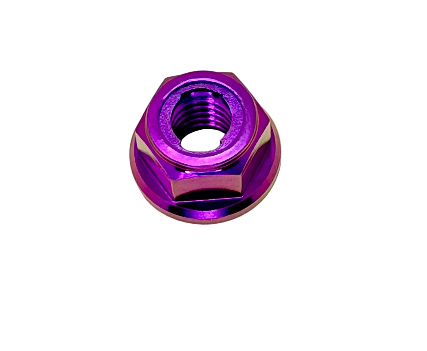 M6 Titanium Grade 5 6AL-4V DIN 6923 Locking Flange Nut (Aerospace Grade)