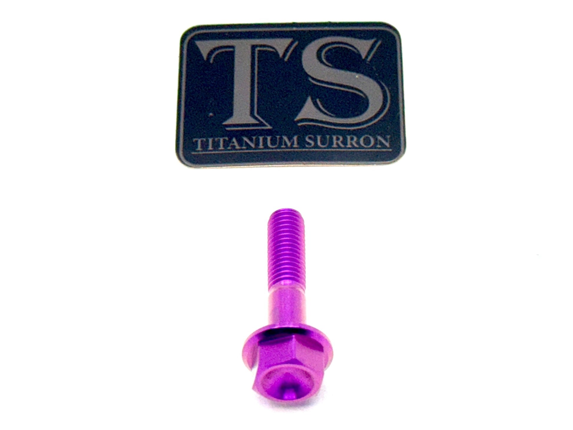 M8x30mm or M8x35mm Hex Flange Titanium Bolt