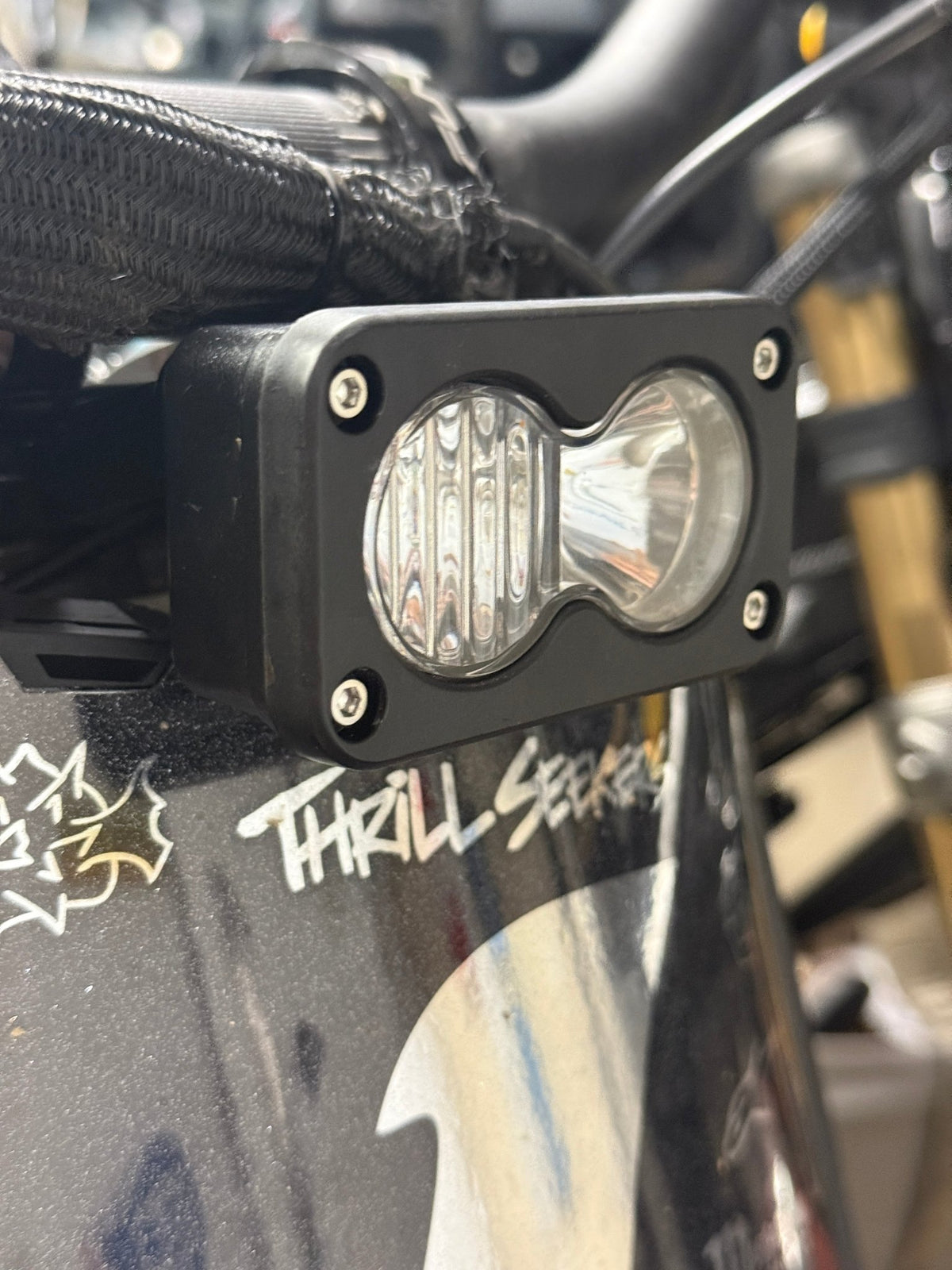 Titanium Mantis (Mantis/X) Baja Headlight – Titanium Surron