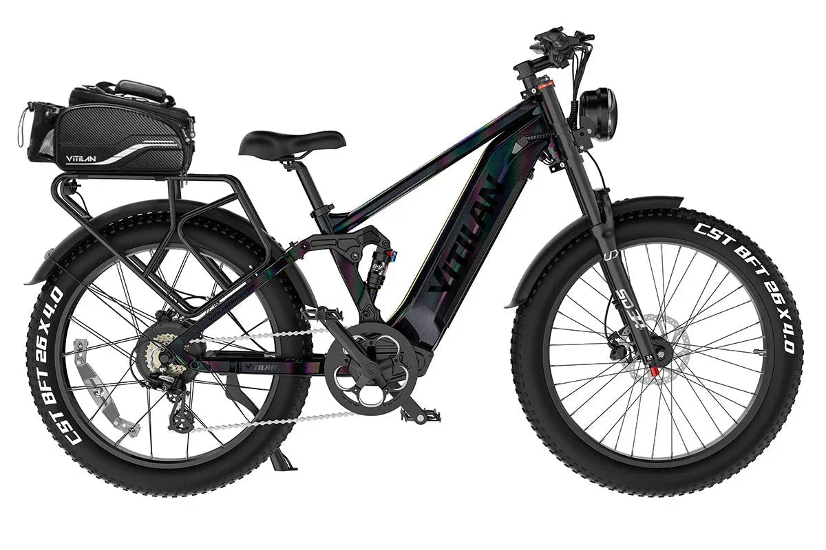 Vitilan T7PRO Full Suspension Mountain E-bike