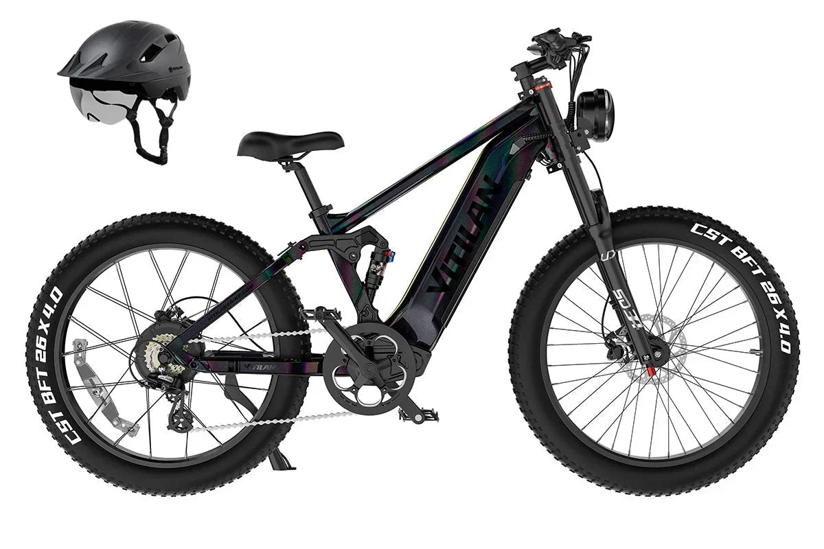 Vitilan T7PRO Full Suspension Mountain E-bike