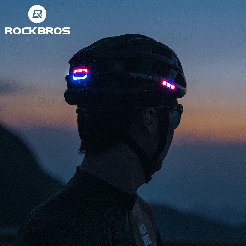 ROCKBROS Cycling Light Helmet 3Modes Bike Ultralight Helmet Electric USB
