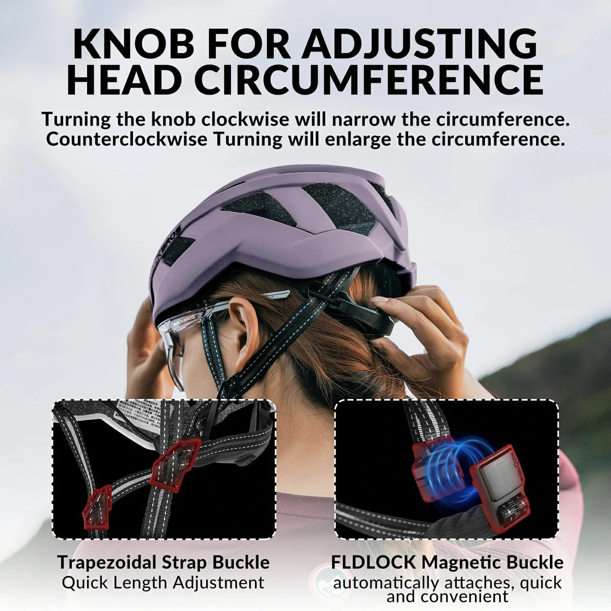 ROCKBROS LK-11 Cycling Helmet Integrated Adjustable Shockproof MTB Road Unisex