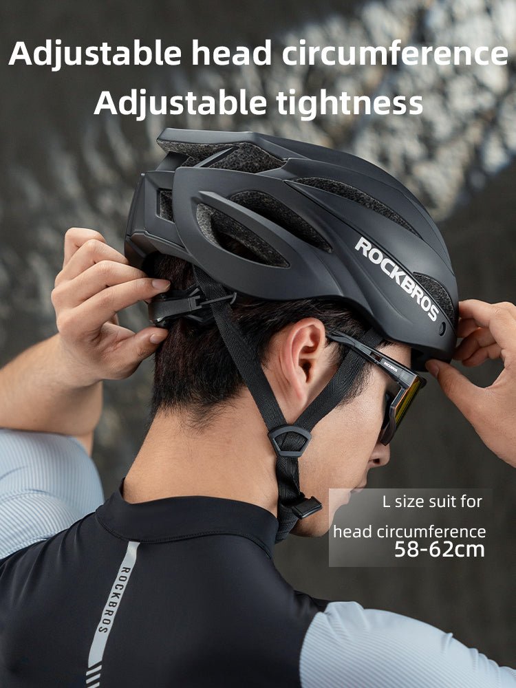 ROCKBROS Trail Helmet with Magnetic Goggles, Ionic+? Technology, and Adjustable Fit