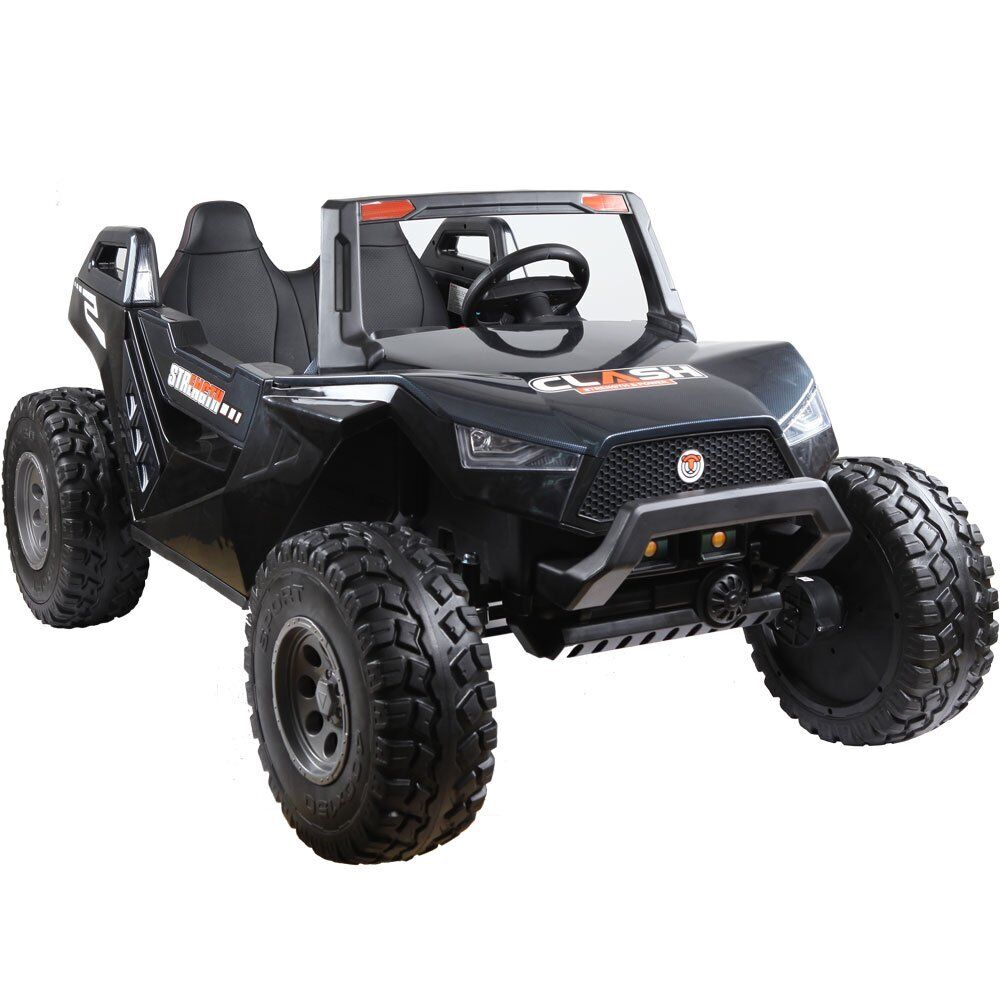 MotoTec Baja UTV 4x4 24v Carbon Fiber (2.4ghz Remote Control), Ride-On Vehicle