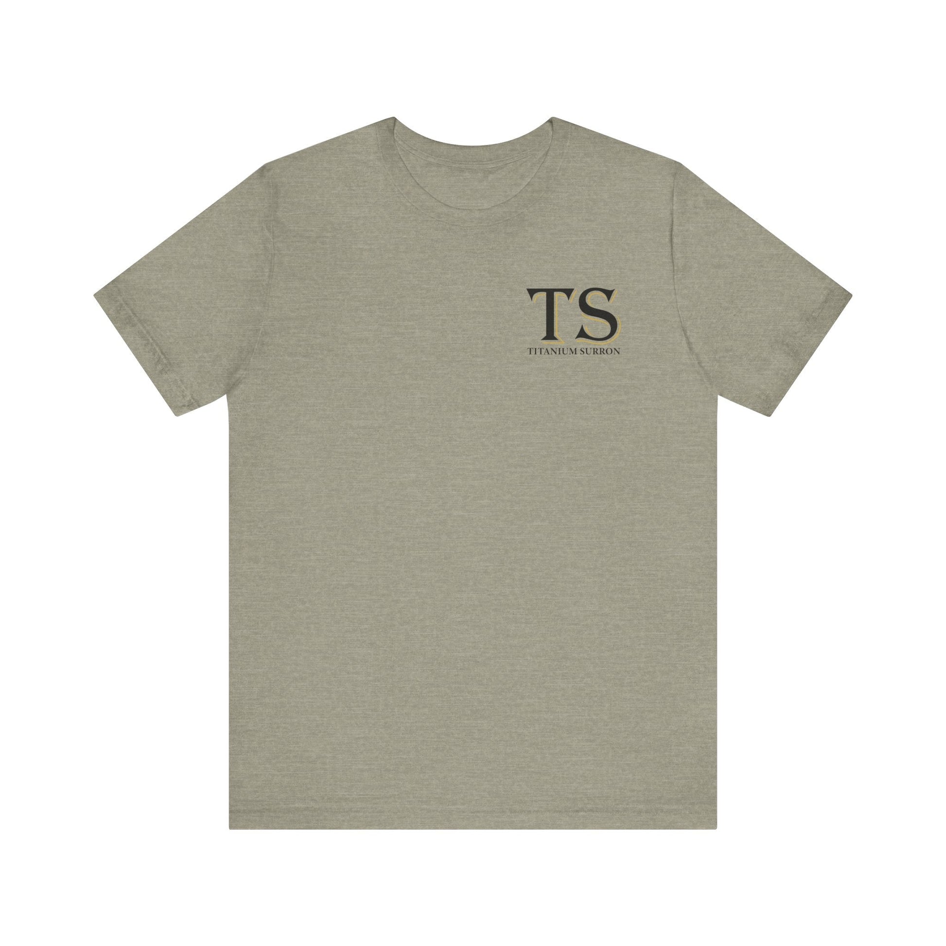 Stylish Titanium Series Unisex Short Sleeve Tee - Minimalist Design
