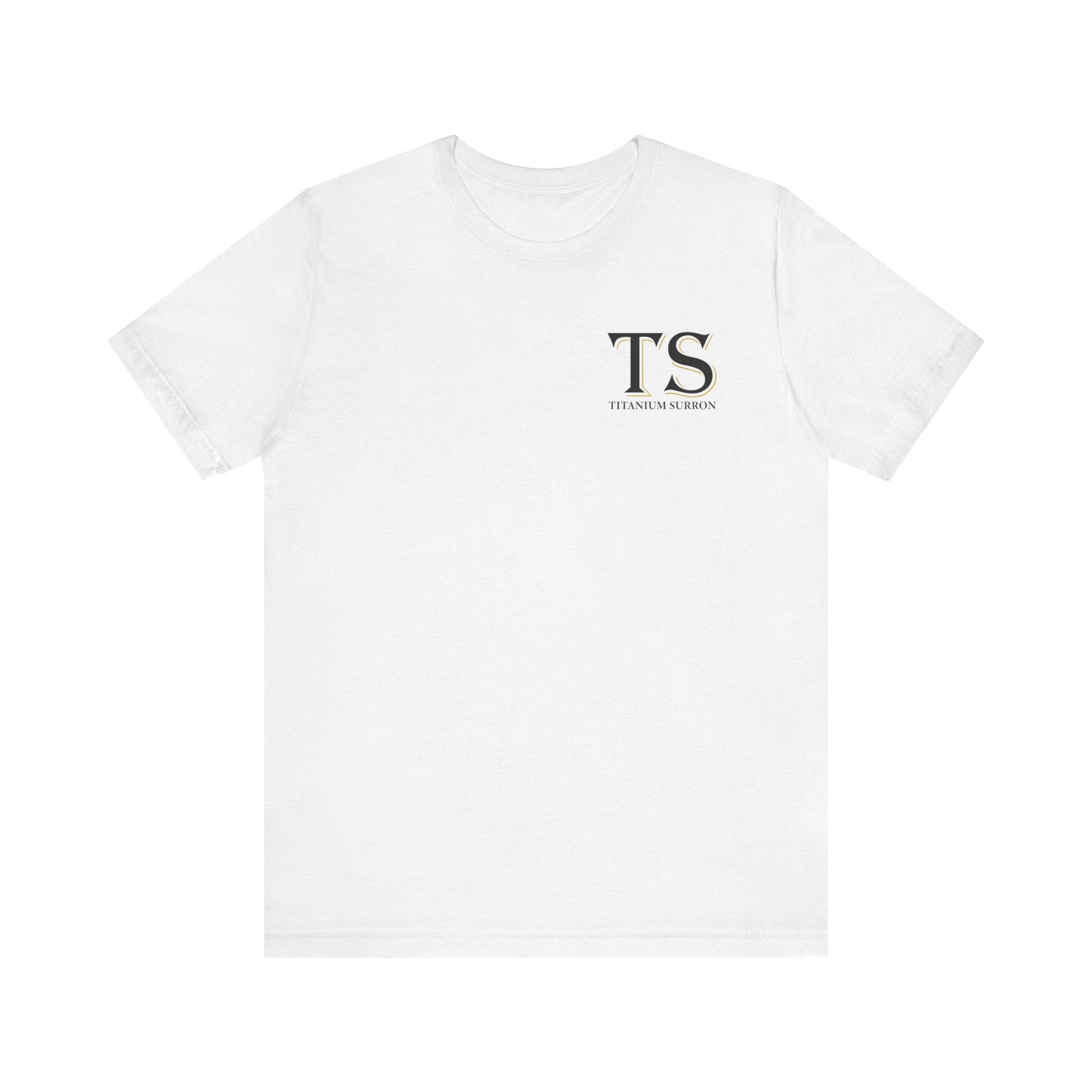 Stylish Titanium Series Unisex Short Sleeve Tee - Minimalist Design