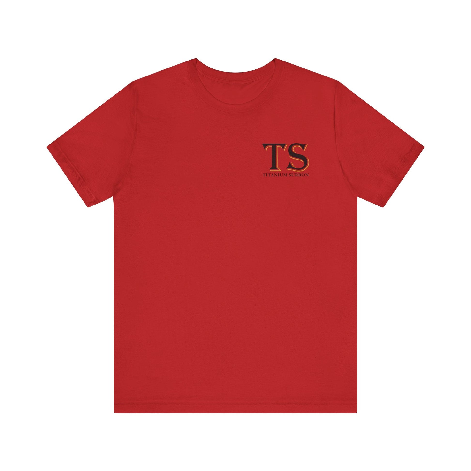 Stylish Titanium Series Unisex Short Sleeve Tee - Minimalist Design