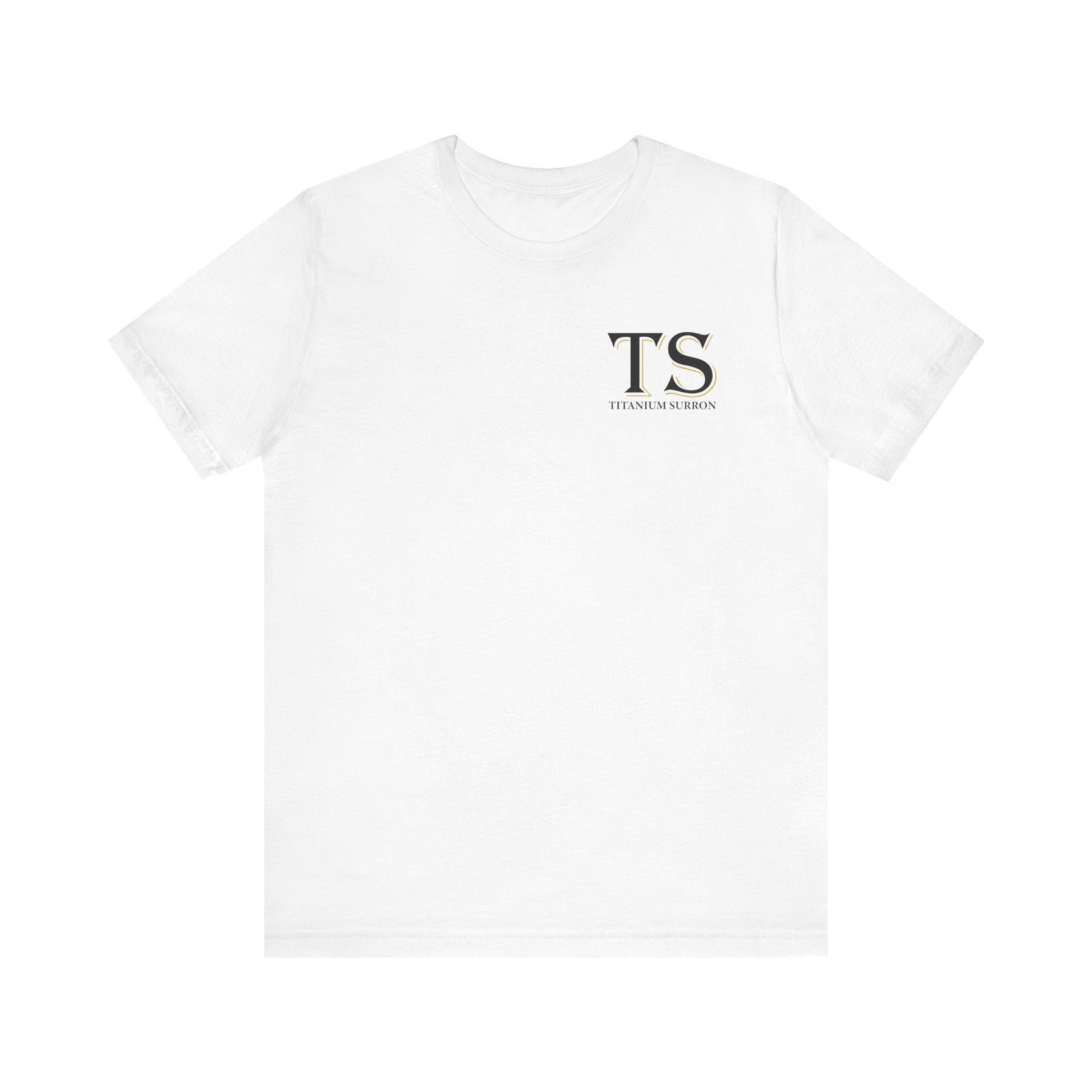 Stylish Titanium Series Unisex Short Sleeve Tee - Minimalist Design