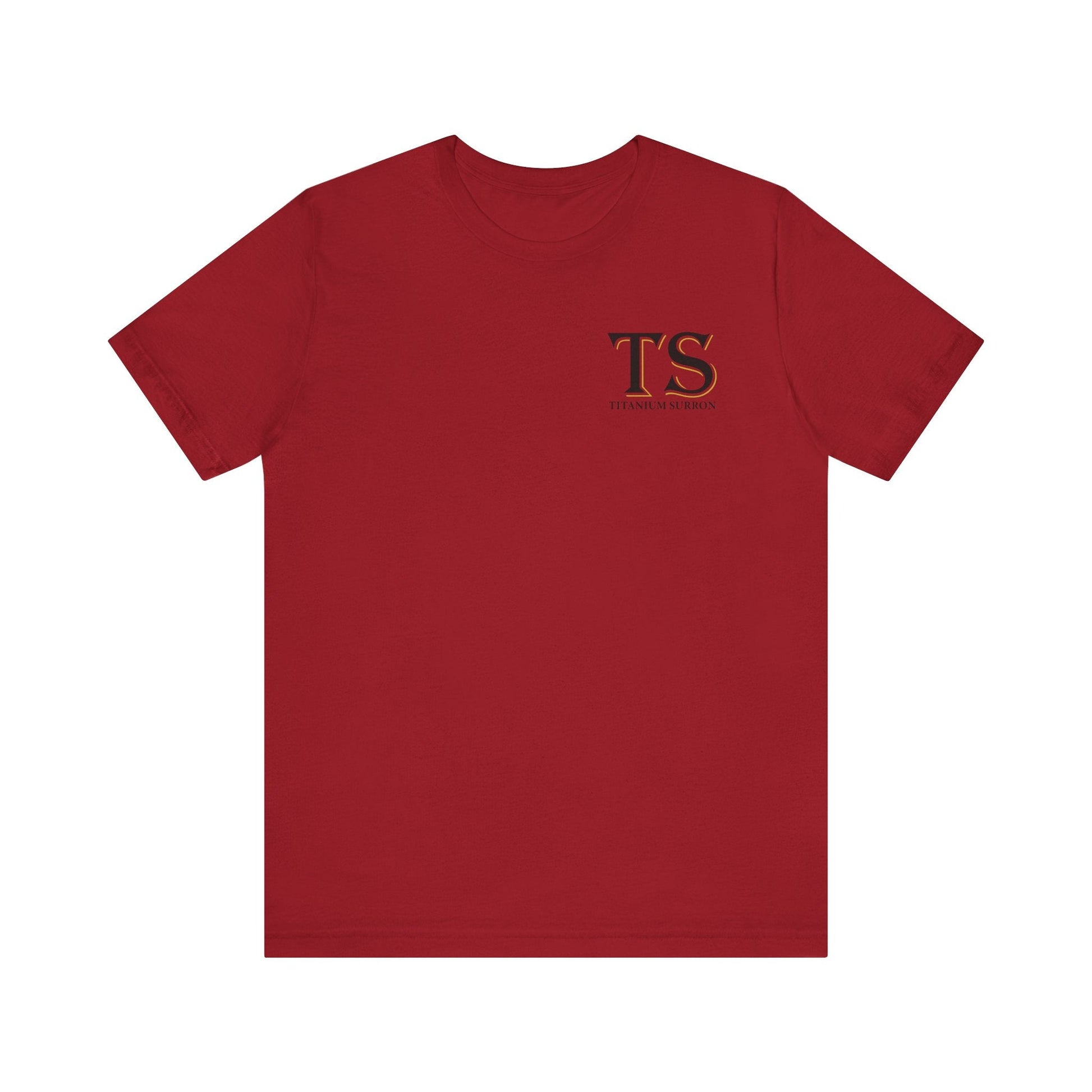 Stylish Titanium Series Unisex Short Sleeve Tee - Minimalist Design