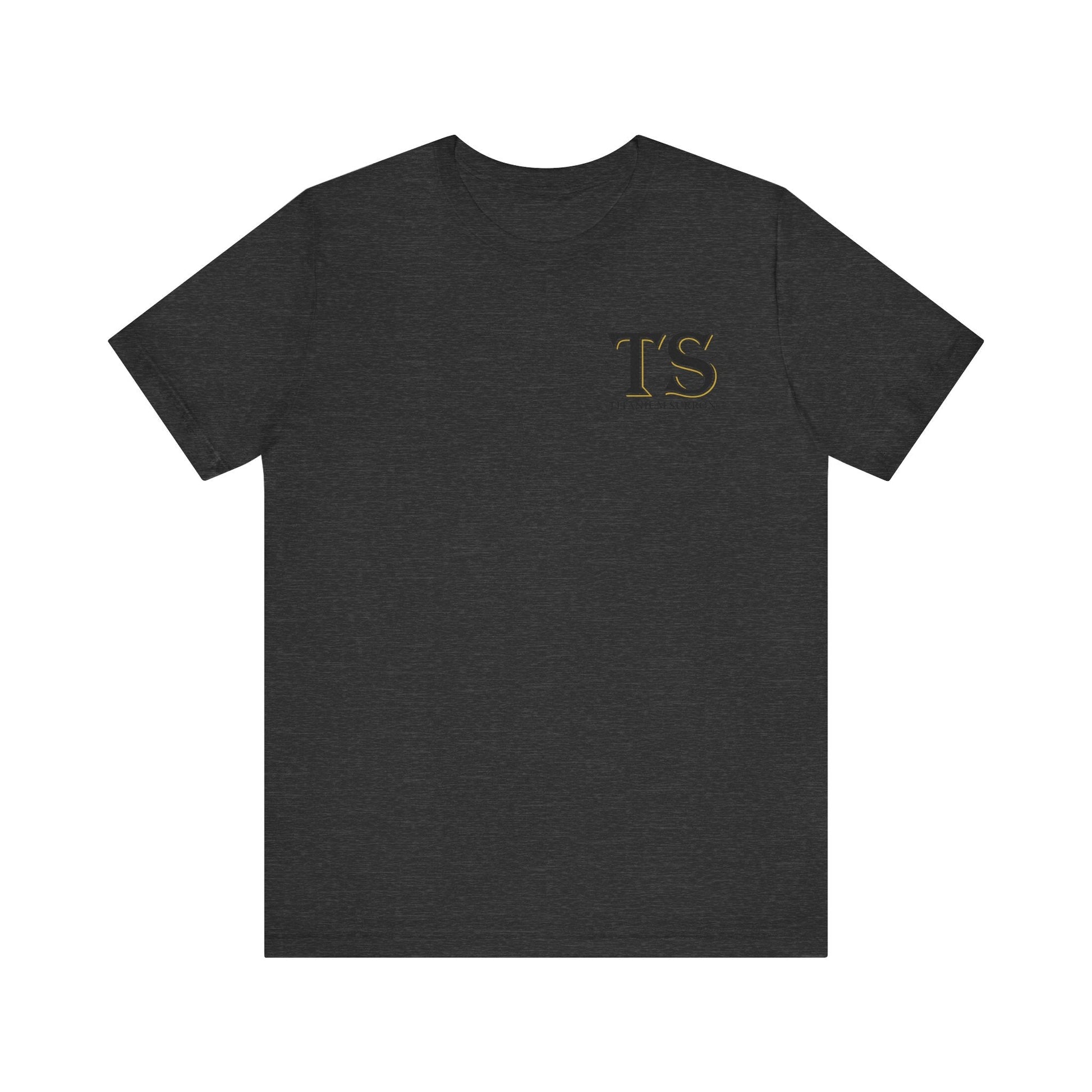 Stylish Titanium Series Unisex Short Sleeve Tee - Minimalist Design