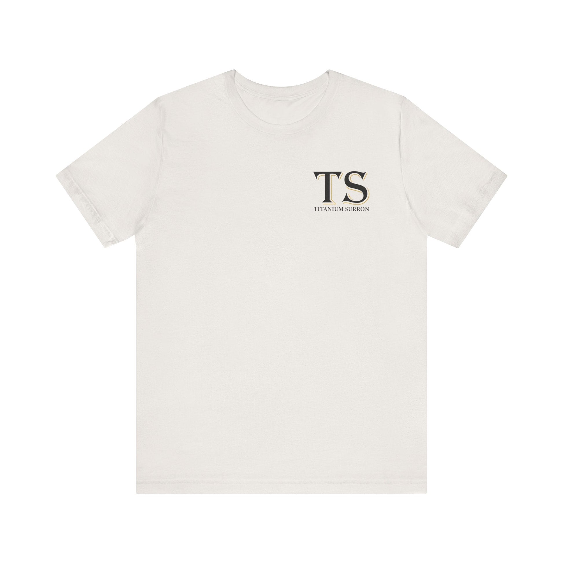Stylish Titanium Series Unisex Short Sleeve Tee - Minimalist Design