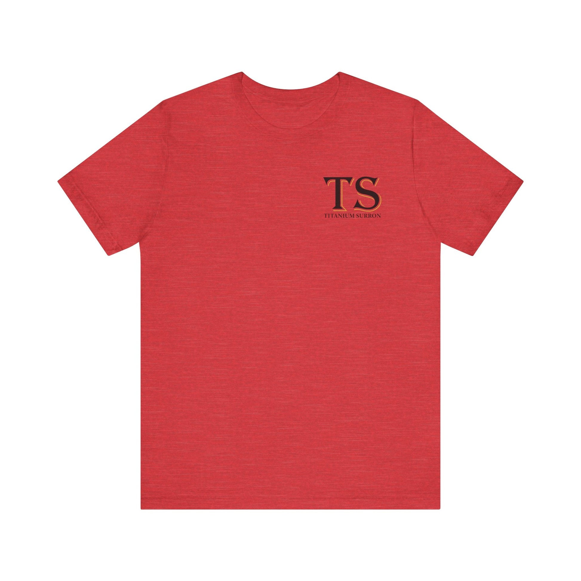 Stylish Titanium Series Unisex Short Sleeve Tee - Minimalist Design