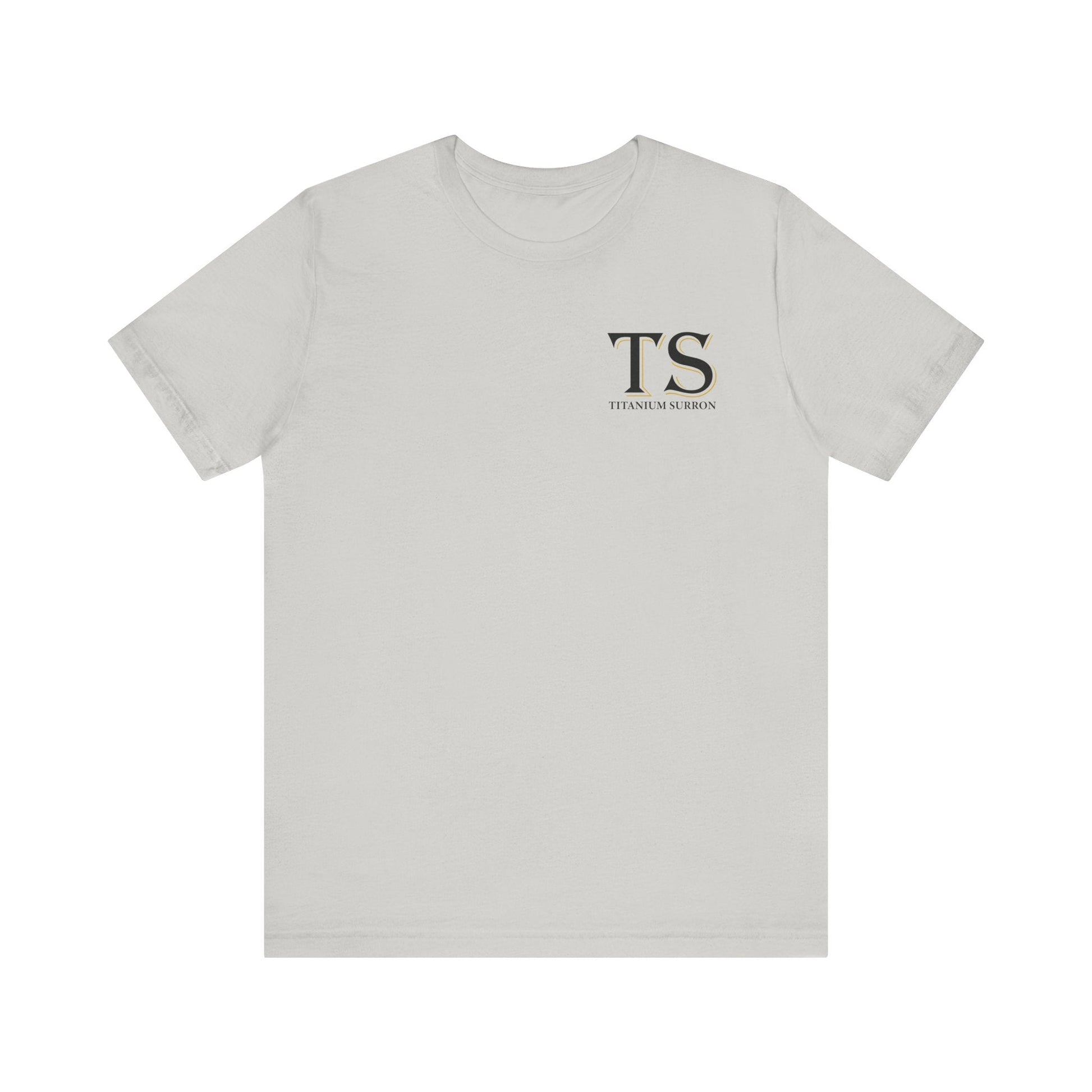 Stylish Titanium Series Unisex Short Sleeve Tee - Minimalist Design