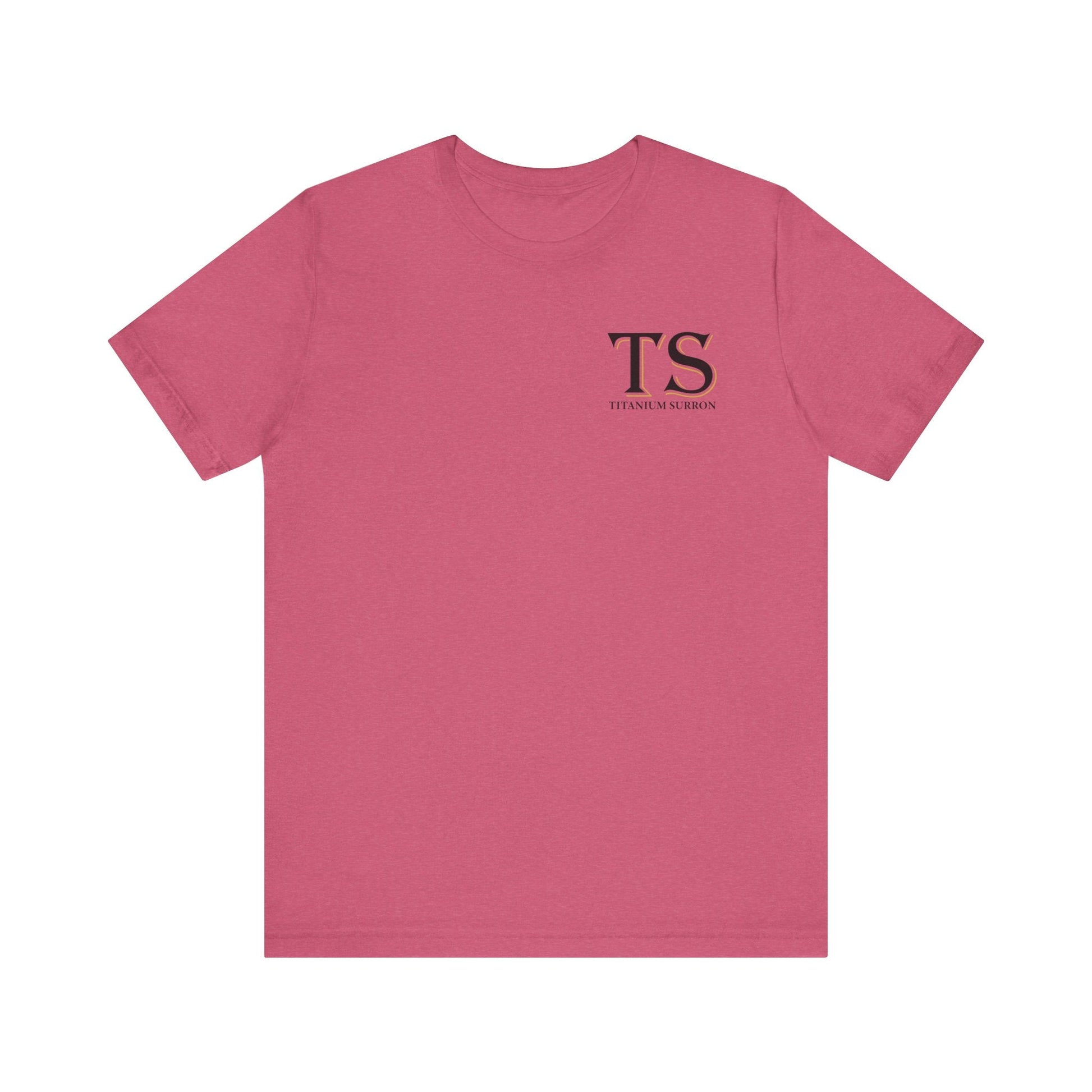 Stylish Titanium Series Unisex Short Sleeve Tee - Minimalist Design