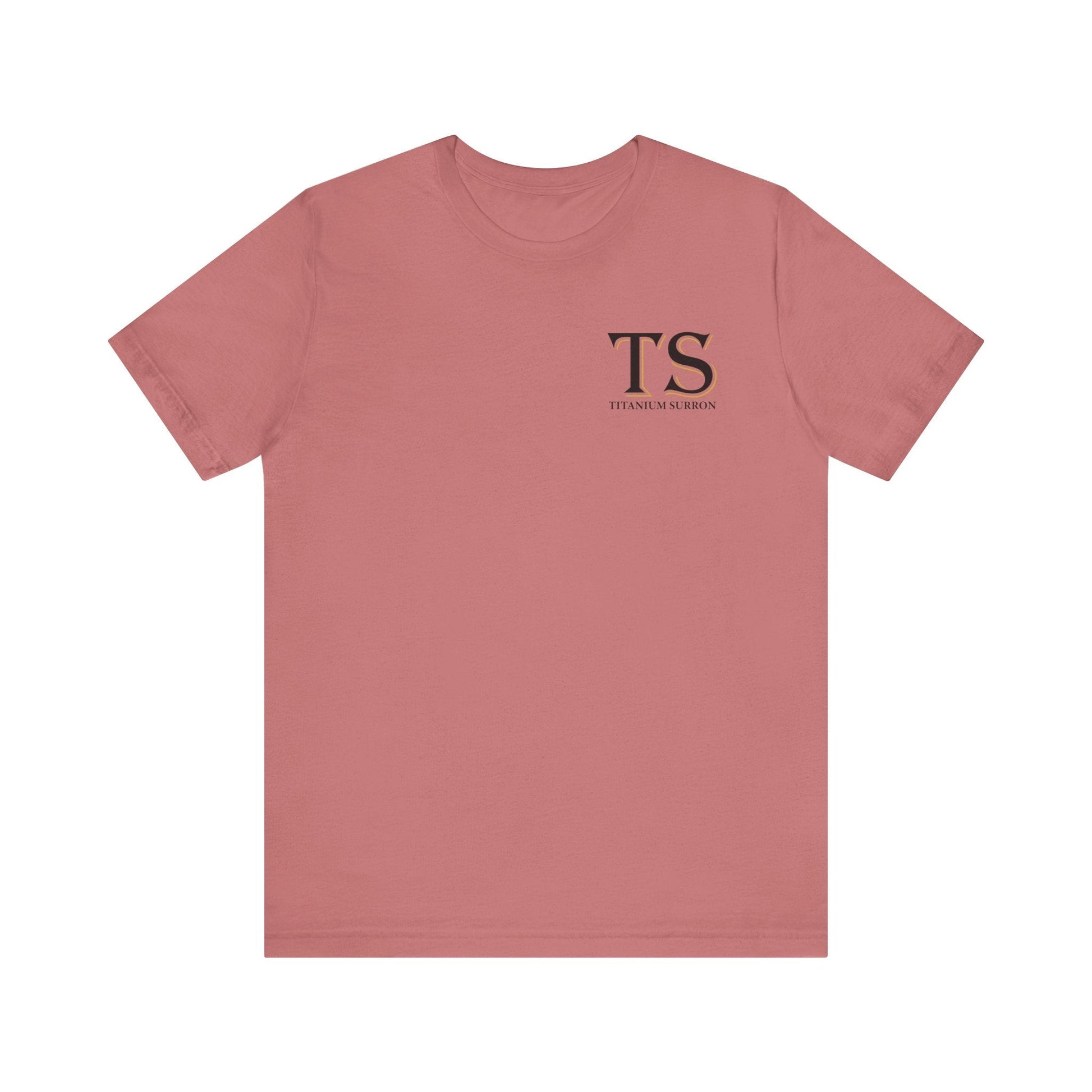 Stylish Titanium Series Unisex Short Sleeve Tee - Minimalist Design