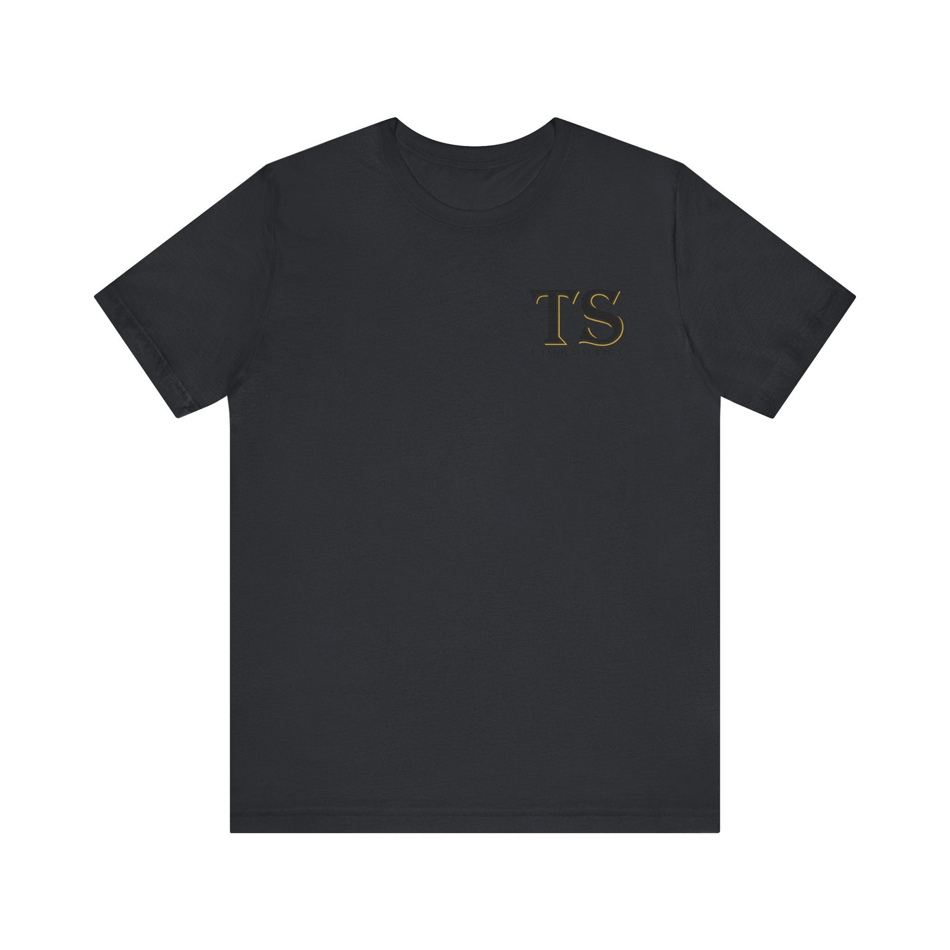 Stylish Titanium Series Unisex Short Sleeve Tee - Minimalist Design