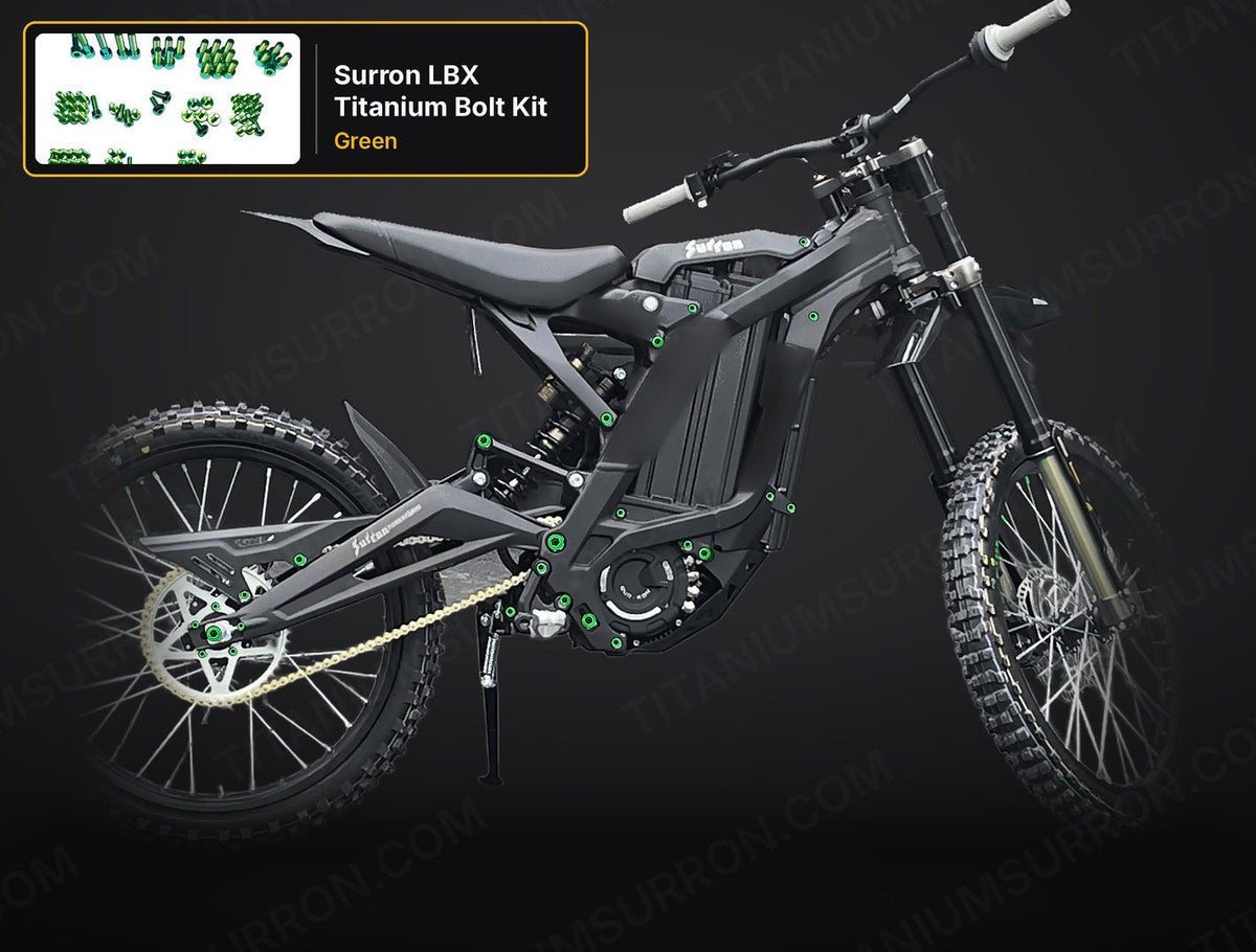 Sur-Ron LBX Titanium Bolt Kit – Full Body Grade 5 (80+ pcs)