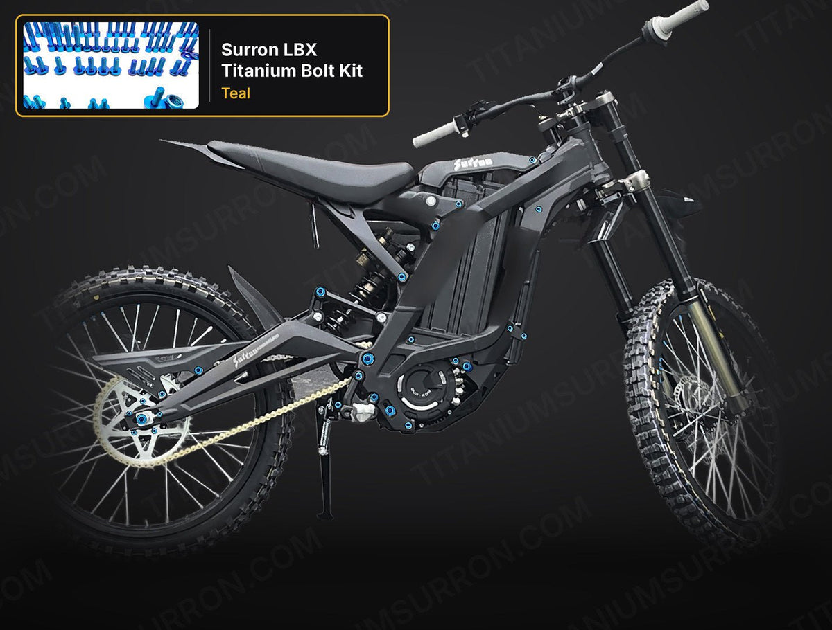 Sur-Ron LBX Titanium Bolt Kit – Full Body Grade 5 (80+ pcs)