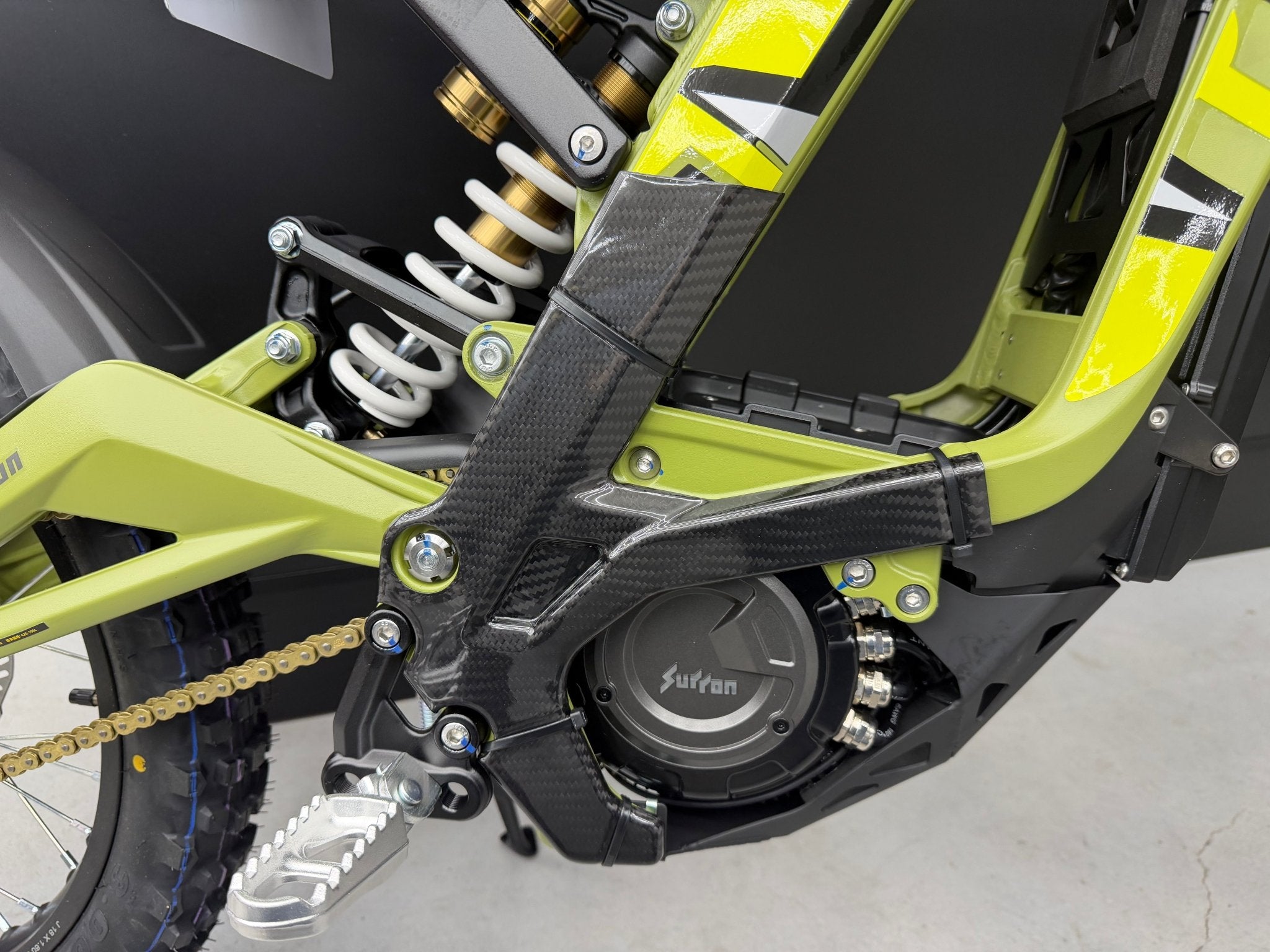 Surron LBX Carbon Fiber Frame Protector – Titanium Surron