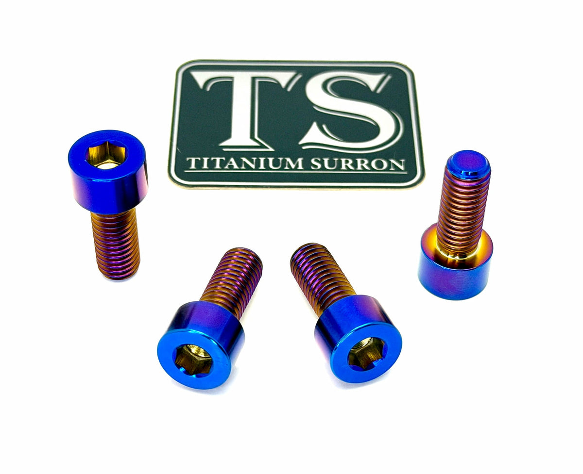 Titanium Axle Pinch Bolts for E-moto Forks view 3