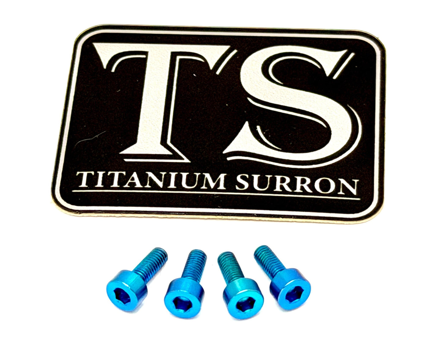 Titanium Baja Designs S2 Headlight Cover Plate Bolts (4)