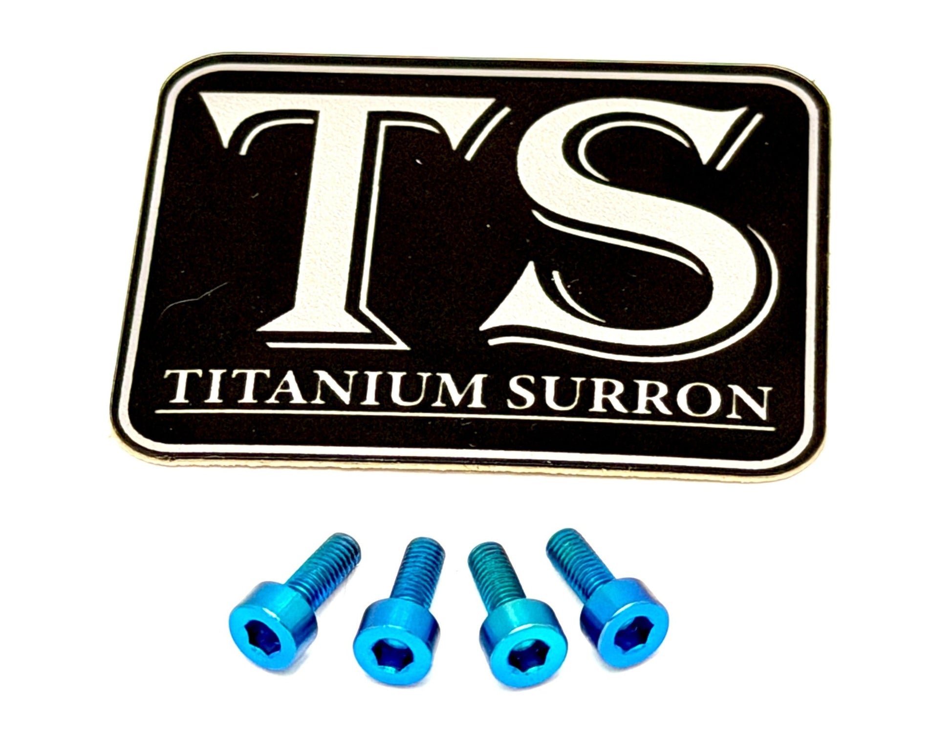 Titanium Baja Designs S2 Headlight Cover Plate Bolts (4)