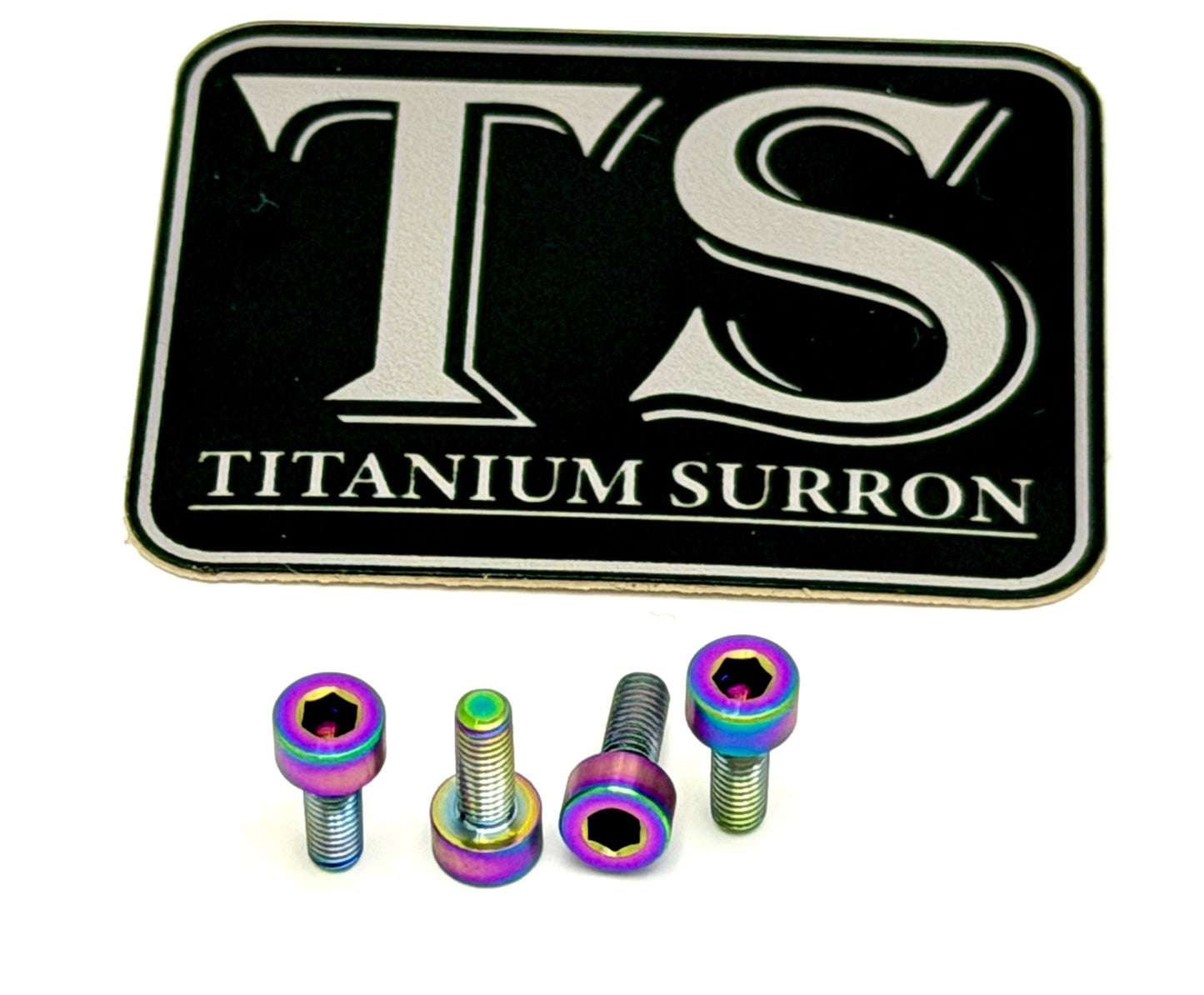 Titanium Baja Designs S2 Headlight Cover Plate Bolts (4)