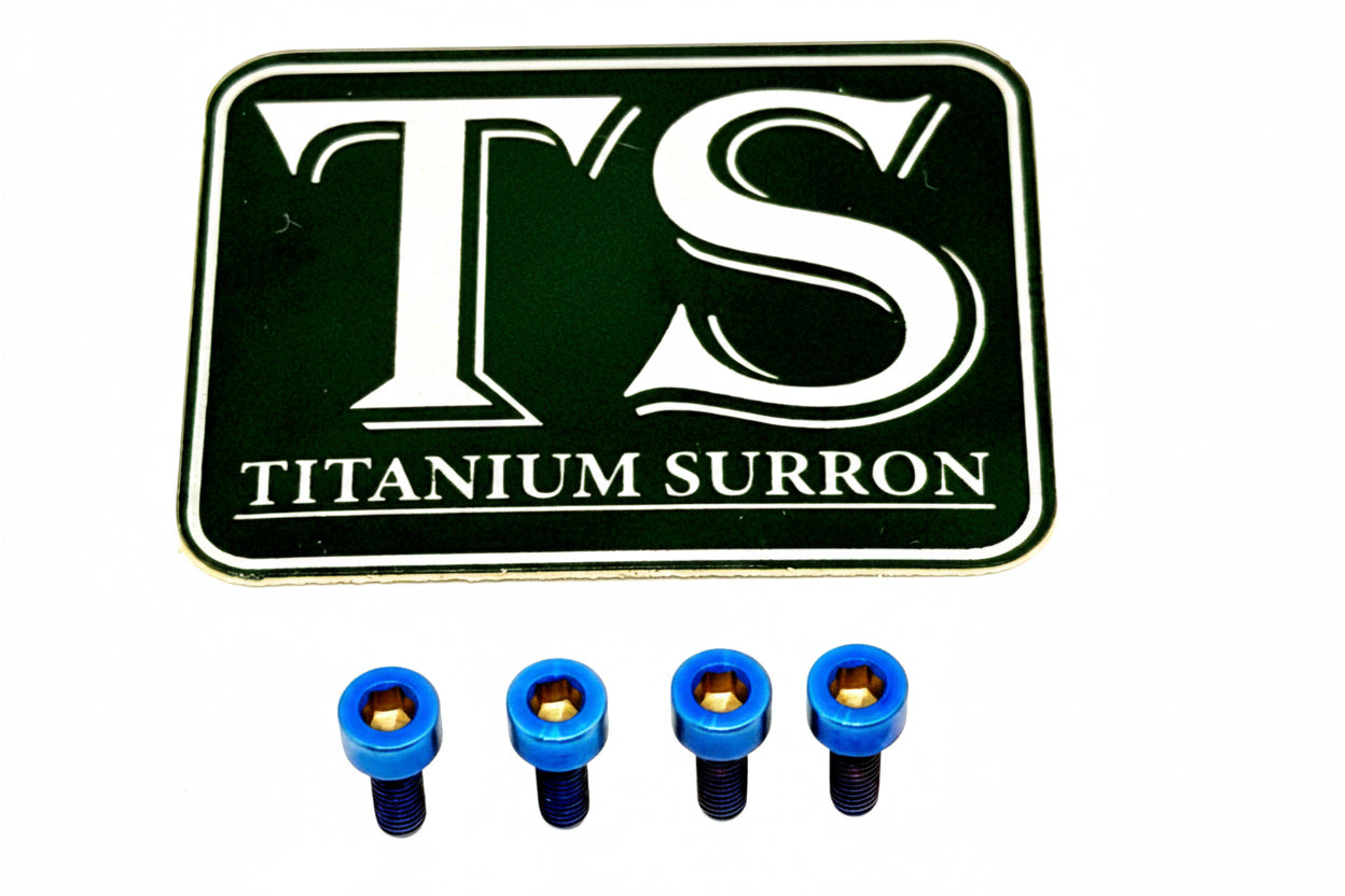 Titanium Baja Designs S2 Headlight Cover Plate Bolts (4)