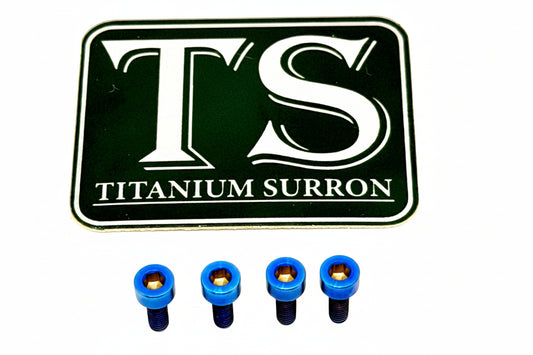 Titanium Baja Designs S2 Headlight Cover Plate Bolts (4)