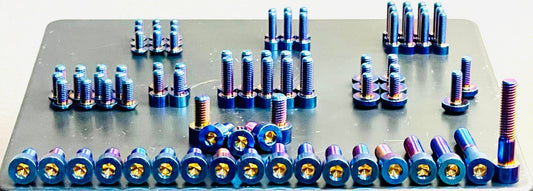 Burnt Blue Full Body Bolt Kits for the Surron light Bee and Segway X160 and X260