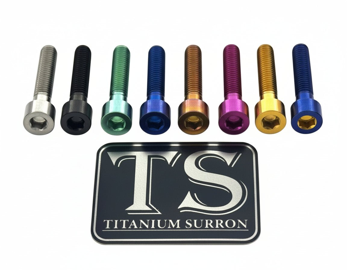 Titanium Hardware (Individual M6 Bolts)