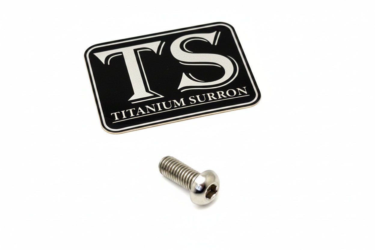 Titanium Hardware (Individual M6 Bolts and M6 Washers)