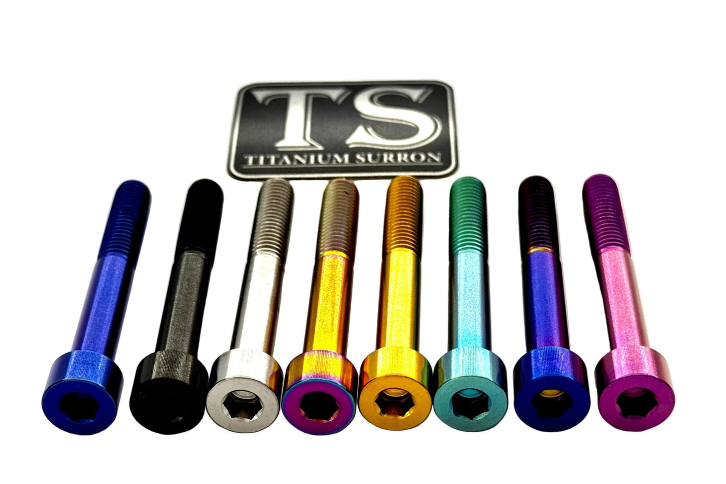 Titanium Hardware (Individual M8 Bolts, Nuts, Washers)
