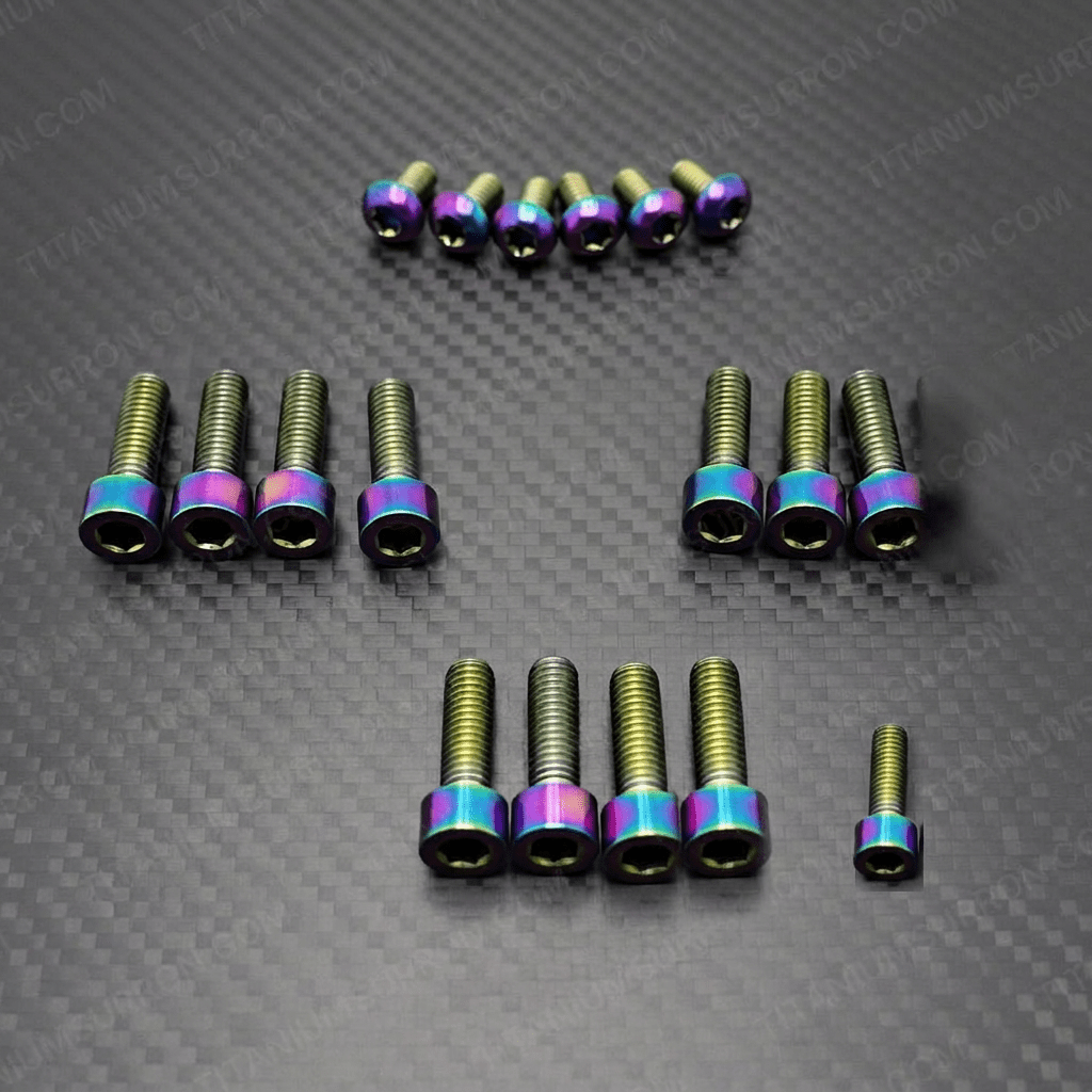 Titanium KKE Fork Bolt Kit - Juiced Scrambler