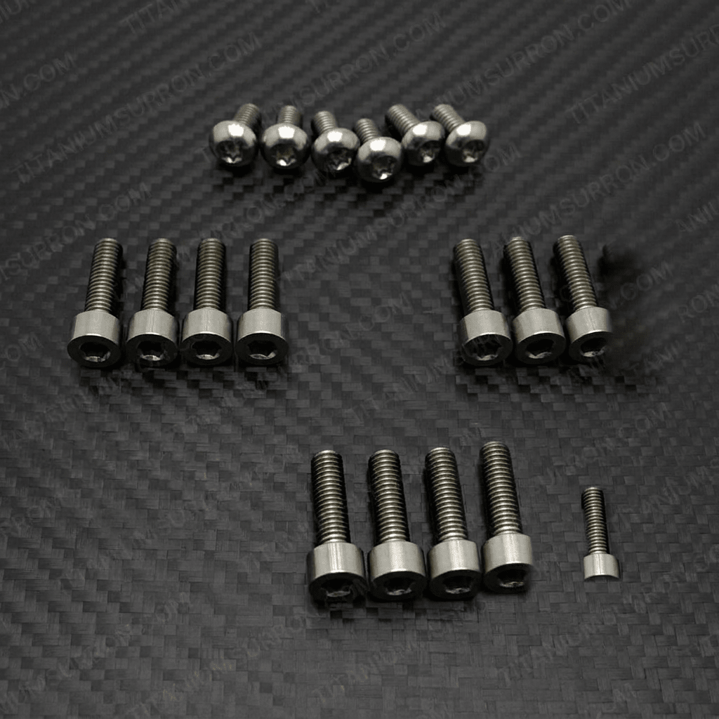 Titanium KKE Fork Bolt Kit - Juiced Scrambler