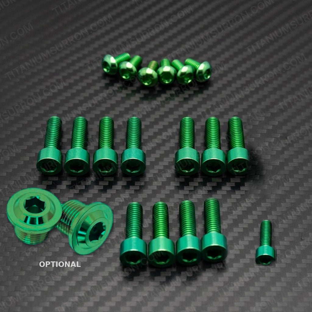 Titanium KKE Fork Bolt Kit - Juiced Scrambler