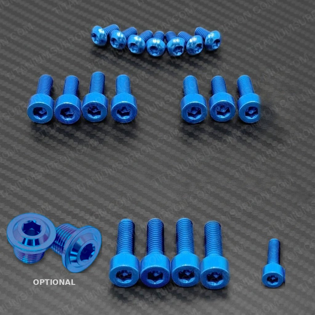 Titanium KKE Fork Bolt Kit - Juiced Scrambler
