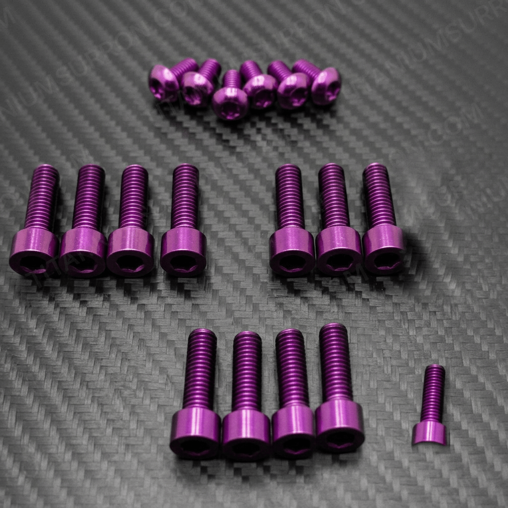 Titanium KKE Fork Bolt Kit - Juiced Scrambler