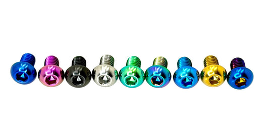 Titanium M6x1.0x10mm Button Head Bolt (Aerospace Grade)